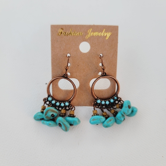 BOHO Lot of 2 Pairs of Earrings - Picture 2 of 4